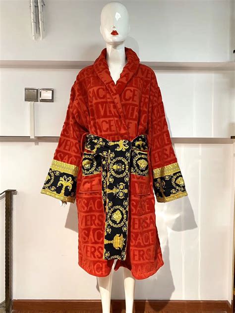 versace housecoat replica|Versace knockoff robe.